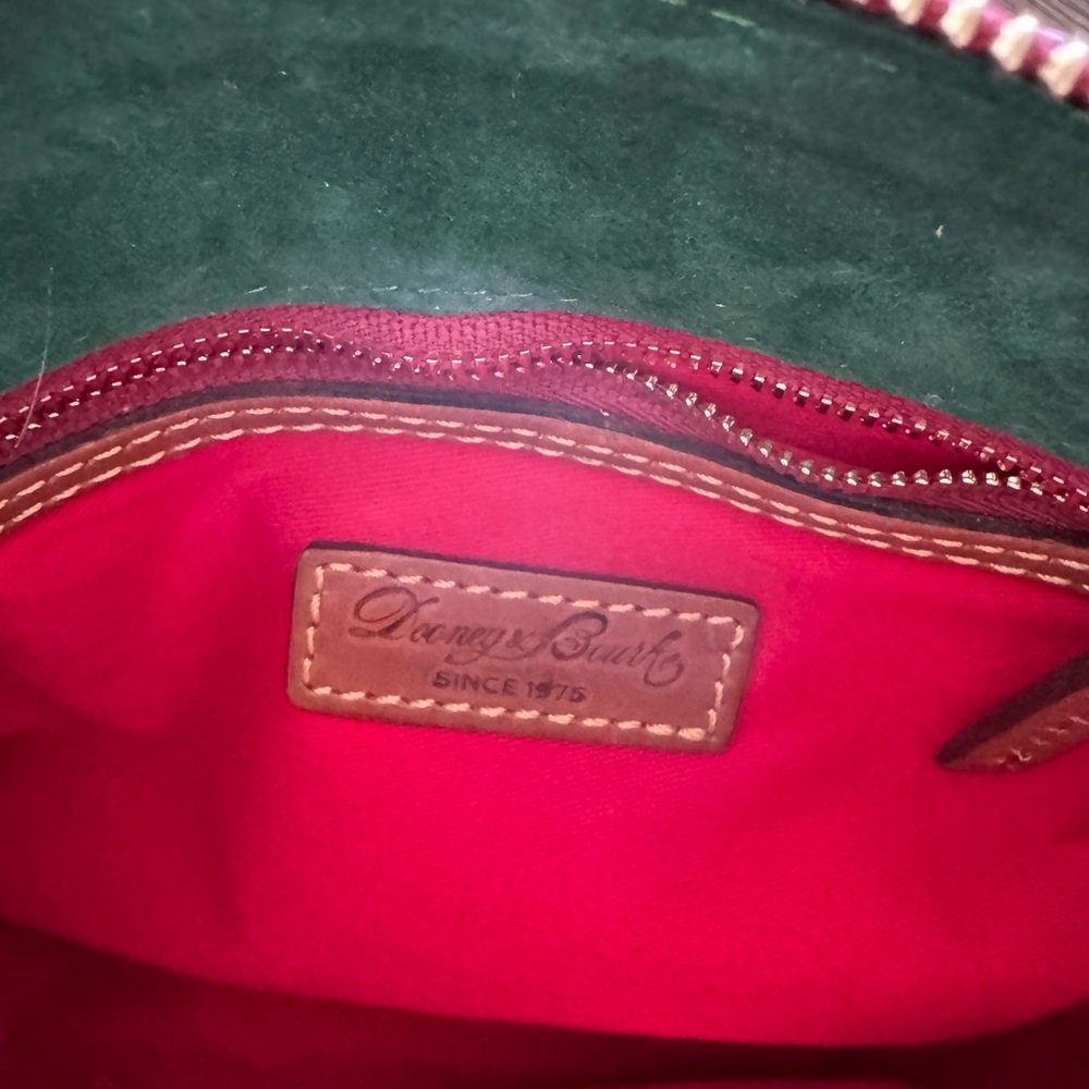 Dooney and Bourke Brown Leather Crossbody Bag with Adjustable Strap - Picture 8 of 10